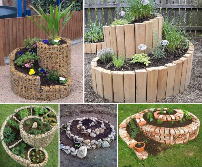 Spiral garden ideal spaces designs small ideas gardens espiral need these wow beautiful source paisagismo jardim mini hu salvo