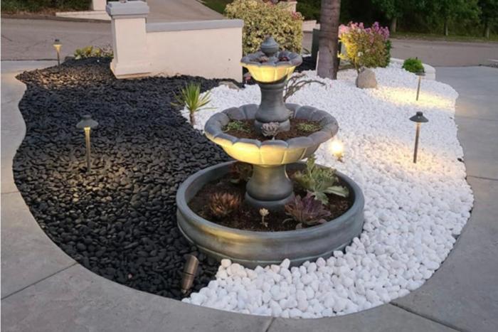 Pebble landscaping gravel patios pavement pebbles pavers courtyard lalulalang houzz decoraiso cheap hoomdesign Pebble landscaping gravel patios pavement pebbles pavers courtyard lalulalang houzz decoraiso cheap hoomdesign