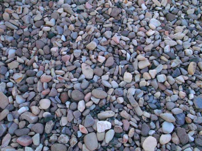 Blue rocks landscaping