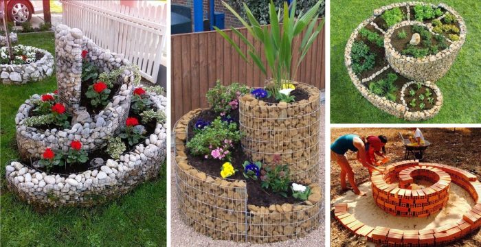 Spiral gardens garden ideas diy inspiring